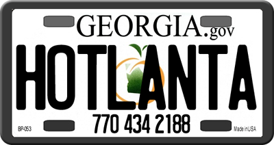 Hotlanta Bonding Company License Plate